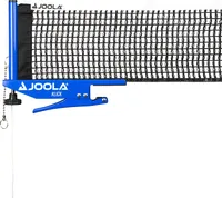 JOOLA Tischtennisnetz KLICK - Indoor Tischtennisnetz-Garnitur Freizeitsport - Klemmtechnik - Höhenverstellbar mit Feststellschraube Blau 183 cm x 15,2