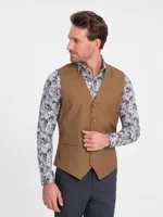 Ombre Clothing Formelle Herrenweste Yingwyn karamell M