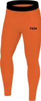 TCA Jungen Leggings, Kompressionshose, Sporthose, Lang - Orange, 8-10 Jahre