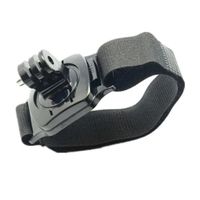 Lipa Armband action kamera -Rotationshaken-Schnallenhalterung + Handgelenkband/Armband für GoPro / DJI OSMO & ActionCam - Schwarz