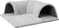 Katzentunnel Katzenhaus Katzenhütte Katzenbett Kuschelige Liegeplatz für Kätze Matte Haustierhütte Hundehaus Höhle Hundehütte Hundehöhle, Asche