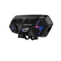 Motorrad Intercom Bluetooth Headset, 8 Fahrer Kommunikation, Musik teilen