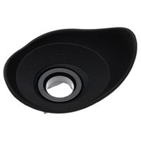 vhbw Augenmuschel Sucher kompatibel mit Canon EOS 1000D, 100D, 1100D, 1200D, 1300D, 1500D Kamera Spiegelreflexkamera DSLR Okular - Schwarz, drehbar