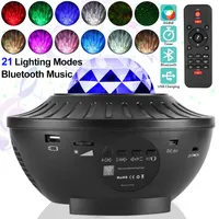 21 Farben LED Musik Sternenhimmel Projektor Lampe Sternenprojektor Mit Bluetooth Lautsprecher und Fernbedienung Kinder Baby Nachlicht