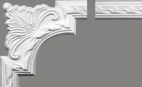 Mardom Eckstück für Wandleiste MDC252 Profoam 54 x 23 x 240 mm Weiß Stuckleiste