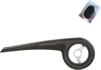 Universal Kettenschützer 38 - 40 Z Kettenschutz Fahrradkettenschutz Schwarz inkl. Fahrradflicken