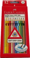 Faber-Castell Farbstift Colour GRIP 112412 farbig 12 St./Pack.