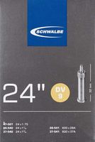 Schwalbe 10419311 24 duša DV 9, 24x1 1/8-1.75 (28/47-507/541), DV 32mm, čierna