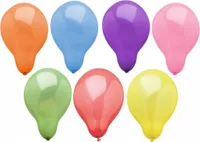 100 kulatých balónků Ø 19 cm různých barev