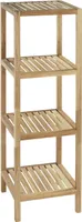 WENKO Stand Regal Holz NORWAY 4 Ebenen Etagen Böden Bad Küchen Möbel Büro Diele