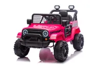 FCH Elektroauto für Kinder, kinder elektroauto mit 2,4-GHz-Fernbedienung, LED-Licht, Musik und USB, 12-V-Doppelantrieb