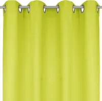 Blickdichte Gardine mit Ösen, Maße: 140x145 cm, Farbe: Grün