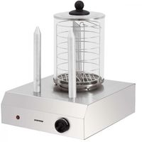 Syntrox Chef Maker HDM-2 Hot Dog Maker mit 2 Spießen Würstchenwärmer Bockwurstwärmer