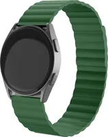 Strap-it Amazfit GTR 3 (Pro) Magnetisches Silikonarmband (Grün)