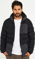 SOULSTAR Herren Winterjacke S2SHOPIAN Herren Pufferjacke mit Kapuze warme Steppjacke Mens Jacket