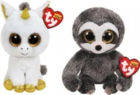 Ty - Stofftiere - Beanie Boo's - Pegasus Unicorn & Dangler Sloth
