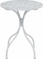 vidaXL 3dílný bistro set ocelově šedobílý