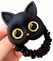 Haargummi - Katze - Stilvoller Haarschmuck - Elastisches Accessoire - Mädchen - Frauen - Weiches Tragegefühl