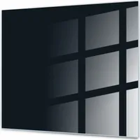 Magnetisches dekorativ glas für schicke Eleganz in Ihrem Zimmer, Wanddeko, Schwarz, 30cm x 30cm