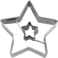 Städter 'Präge-Ausstecher Stern in Stern Edelstahl 4cm'