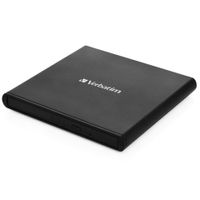 ext. Slimline USB 2.0 CD-DVD Writer light black