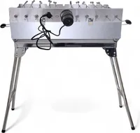 Mangal Kairat Schaschlik Grill mit 11er Spießdreher 230V Motor 10 Spieße
