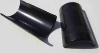 Lenker Distanzschalen 22,2 - 25,4 mm schwarz