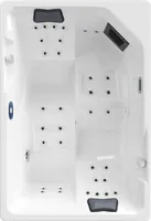 TroniTechnik® Outdoor Whirlpool Galera 190x130cm inkl. Heizung, Hydromassage und Farblicht