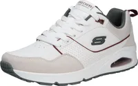 Skechers Herren-Sneaker UNO RETRO ONE Weiß-Grau-Grün, Farbe:weiß, EU Größe:471/2