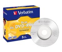 Verbatim DVD+RW8cm30Min/1,46GB/4xJewelcase (5Disc)