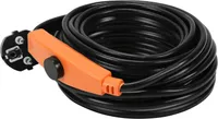 SWANEW Topný kabel ochrana proti mrazu topný kabel ochrana proti mrazu topný kabel stopa potrubí samoregulační s termostatem 4m 64W