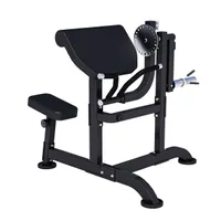 MAXXUS Curlbank 2in1 Pro - Verstellbarer Sitz, 30/50 mm Hantelscheibenhalter, Rutschfest - Scottbank, Bizeps Maschine, Curl Hantelbank, Bizepsbank