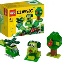 LEGO 11007 Classic Grünes Kreativ-Set, Starter-Set, Spielzeug für Vorschulkinder ab 4 Jahren
