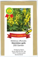 Gelber (echter) Steinklee - Melilotus officinalis - Zier- / Arzneipflanze - Bienenweide - 200 Samen