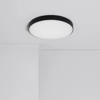 LED-Deckenleuchte 18W Rund Ø180 mm Dimmbar  Schwarz