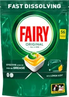 Fairy Original All-in-One Lemon tablety do myčky 56 ks