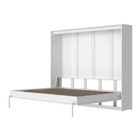 Skříňová postel Classic 160x200 Horizontal White Bez matrace