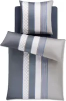 JOOP! Bettwäsche Cornflower Stripes głęboki węgiel 80/80 135/200 cm
