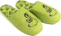 The Grinch Hausschuhe für Herren und Damen - Uni Puschen Schlappen Slipper Pantoffeln Grün, Größe:40-41
