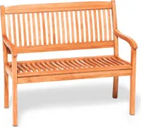 Zahradní lavice Merxx Maracaibo pro 2 osoby z eukalyptu přírodní 63,5 cm x 107 cm x 91 cm
