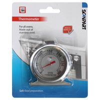 SCANPART Backofenthermometer, +0°C bis +300°C Edelstahl