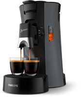 Philips Senseo® Select Kaffee Pad Maschine, 3 Kaffeespezialitäten, Kaffeestärkewahl Plus, Crema Plus, Anthrazit (CSA230/50)