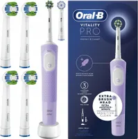 Oral-B | Elektrische Zahnbürste - Vitality Pro D103 - Violett - 7600 Bewegungen/Minute - 3 Reinigungsmodi