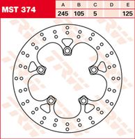 Tarcza hamulcowa TRW Lucas 692-374 MST374 stała