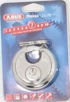 ABUS  Schloss Vorhängeschloss Sicherheitsschloß 23/70 mit 2 Schlüssel