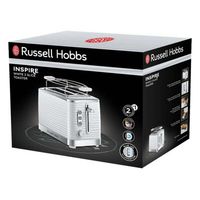 Russell Hobbs 24370-56 Inspire White Toaster Auftaufunktion Aufwärmfunktion