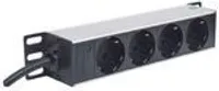 Intellinet 10" 1U Rackmount 4-Way Power Strip - Verlängerungsschnur ( Rack-montierbar ) - 125 V