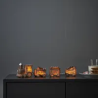 Scenka świąteczna ciuchcia z piernika Led GINGERVILLE