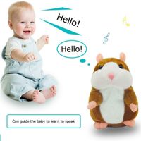 Kinder Sprechende Hamster Kuscheltier Plüschtier Spielzeug Talking Toy Maus NEW