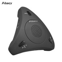 Aibecy USB-Desktop-Compute Kondensatormikrofon microphone Omnidirektionale Kondensatormikrofon Mic-Lautsprecher  360 ° Audio Pickup für Business-Video-Meeting